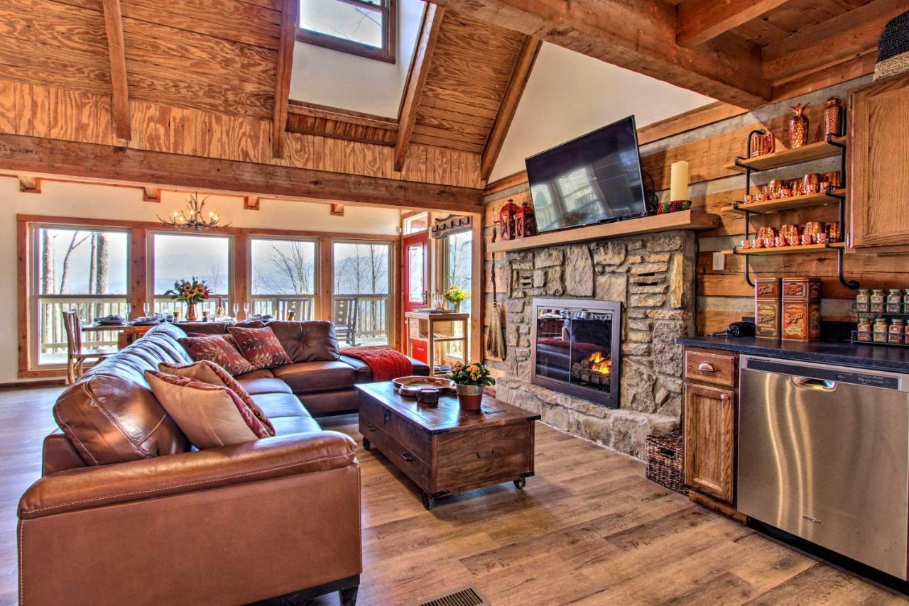 Panoramic-View Gatlinburg Cabin With Private Hot Tub Esterno foto