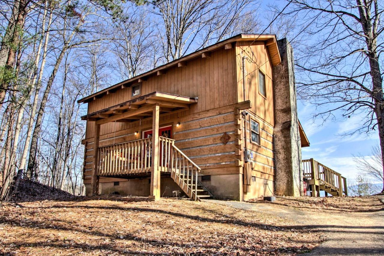 Panoramic-View Gatlinburg Cabin With Private Hot Tub Esterno foto
